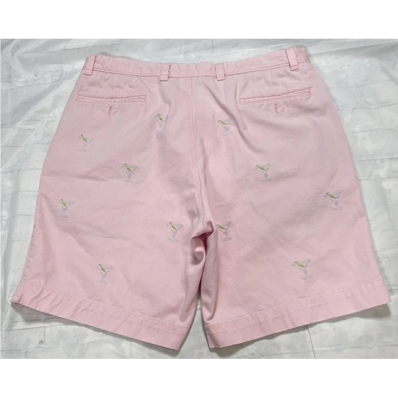 Men’s Pink Martini Washed Stoned & Beaten Shorts Size 36 Chino Classic Party - Picture 13 of 16